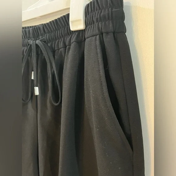 Zara Black Jogger Pants, A Step-up From Run Of The Mill Joggers. large, NWOT - Picture 5 of 8